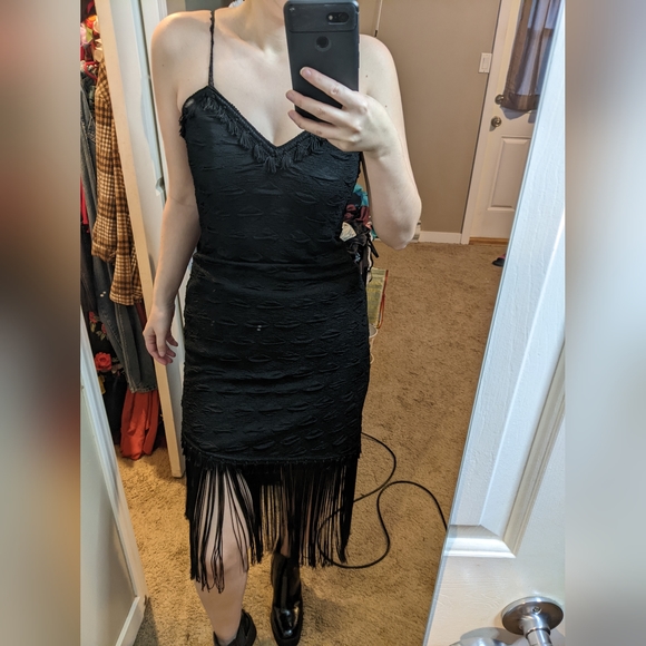 90s fringed dress - Picture 5 of 7